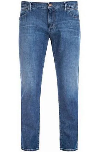 Alberto Organic Denim Slim Fit Jeans blauw, Gewassen