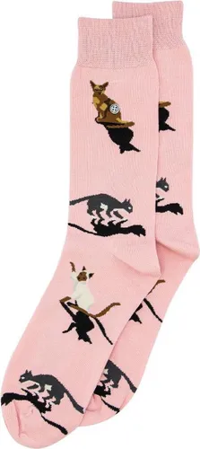 Alfredo Gonzales Sokken Cats Socks Roze