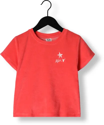 ALIX MINI Meisjes Tops & T-shirts Kids Knitted Terry T-shirt - Koraal