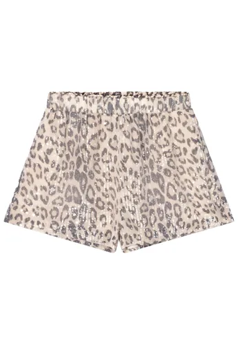 Alix The Label Woven animal sequin shorts