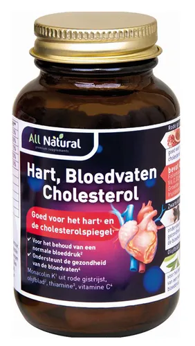 All Natural Hart, Bloedvaten Cholesterol Capsules