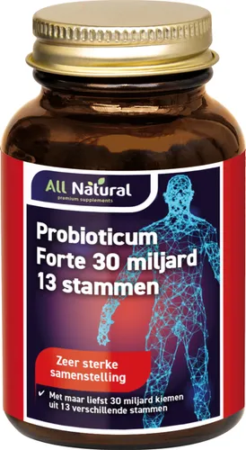 All Natural Probioticum Forte 30 miljard 13 stammen Capsules