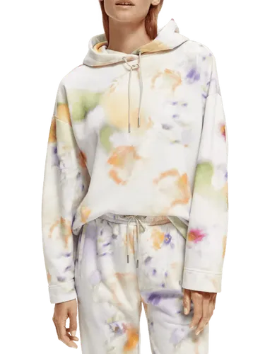 All-over-print oversized-fit hoodie - Maat XS - Multicolor - Vrouw - Trui - Scotch & Soda