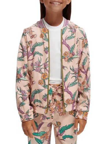 All-over printed reversible bomber - Maat 6 - Multicolor - Meisje - Jas - Scotch & Soda