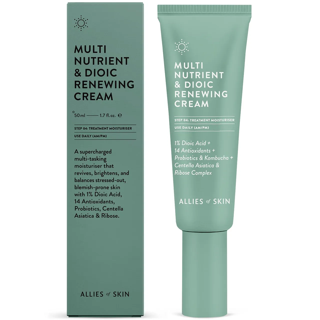 Allies of Skin Multi Nutrient & Dioic Renewing Cream: