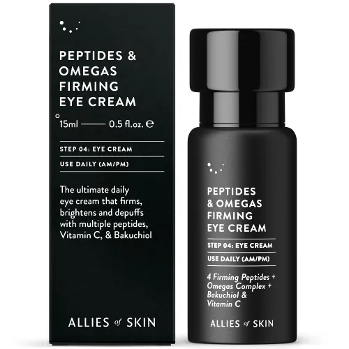 Allies of Skin Verstevigende oogcrème met peptiden en omega