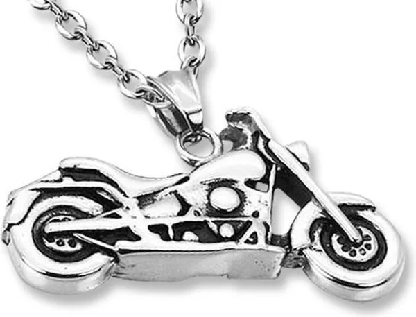 Amanto Ketting Alican - 316L Staal - Sport - Moto - 45x35mm - 60cm