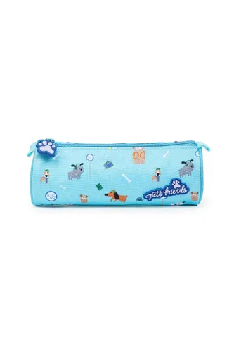 Ambar Trousse circulaire Dog Person Blue