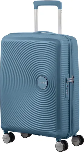 American Tourister Reiskoffer - Soundbox Spinner 55/20 Tsa uitbreidbaar (Handbagage) Stone Blue