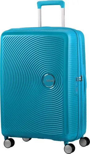 American Tourister reiskoffer - SOUNDBOX SPINNER 67/24 TSA EXP (Compact) Blauw