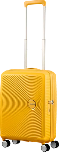 American Tourister Soundbox Expandable Spinner 55cm Golden Yellow