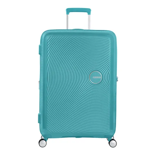 American Tourister Soundbox Spinner 77 Expandable turquoise tonic Harde Koffer