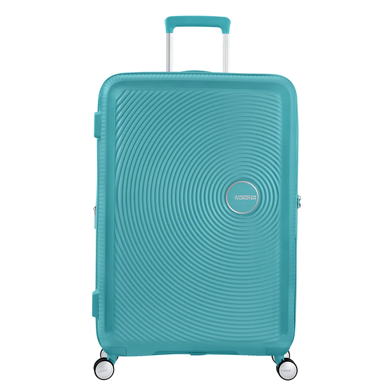 American Tourister Soundbox Spinner 77 Expandable Turquoise Tonic