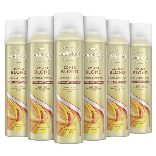 Andrélon Special Droogshampoo - Zomer Blond - voor een zonnige nonchalante look tussen wasbeurten door - 6 x 245 ml