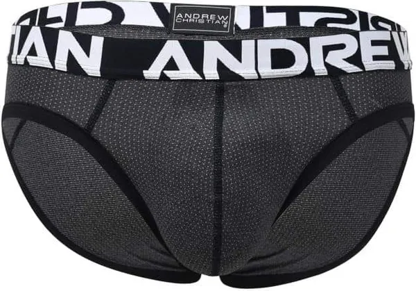 Andrew Christian Active Sports Brief Charcoal