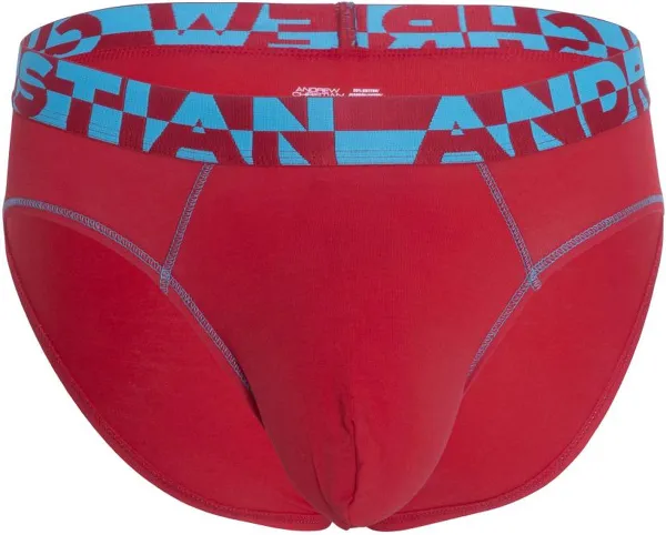 Andrew Christian ALMOST NAKED® HANG-FREE BRIEF Red