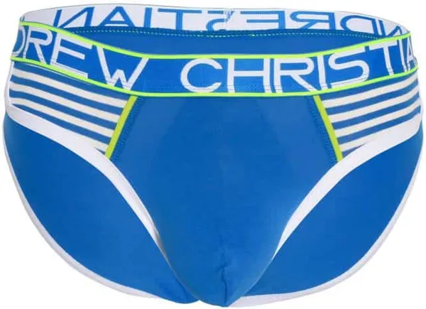 Andrew Christian ALMOST NAKED® Retro Brief Elect Blue