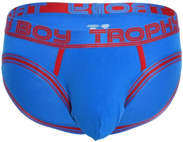 Andrew Christian TROPHY BOY® For Hung Guys Brief Elect Blue