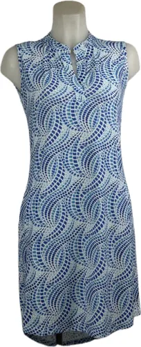 Angelle Milan – Travelkleding voor dames – Mouwloze Lichtblauwe Jurk – Ademend – Kreukherstellend – Duurzame jurk - In 5 maten