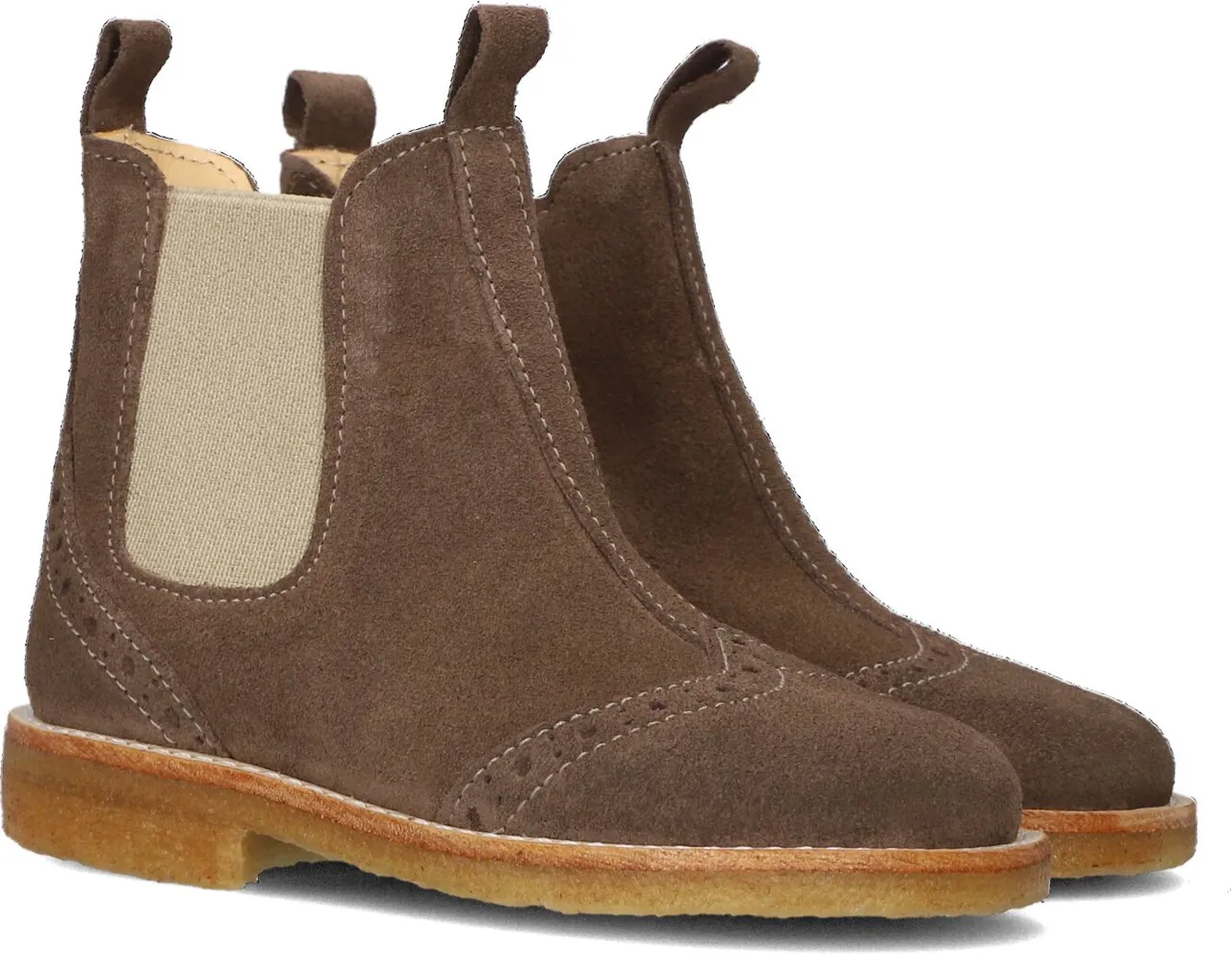 ANGULUS Meisjes Chelsea Boots 6069 - Taupe