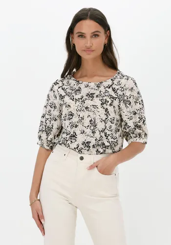 ANOTHER LABEL Dames Tops & T-shirts Palmatun Crepe Top - Zand