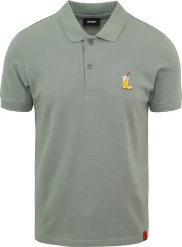 ANTWRP - Polo Banaan Groen - Modern-fit - Heren Poloshirt