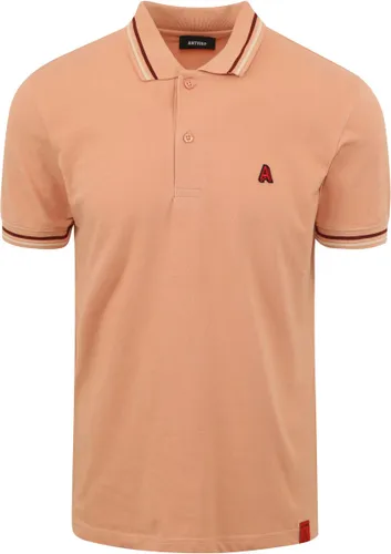 ANTWRP - Polo Letter Oranje - Modern-fit - Heren Poloshirt