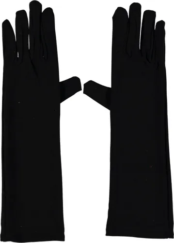 Apollo - Nylon handschoenen - Lange handschoenen - 40 cm - Zwart