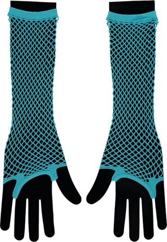 Apollo - Visnet handschoenen - Lange handschoenen - Turquoise - One