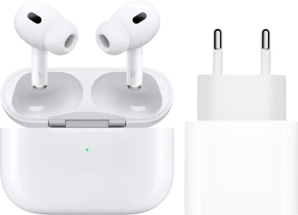 Apple Airpods Pro 2 + Apple USB C Oplader
