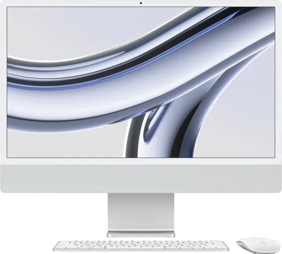 Apple iMac 24" (2023) M3 (8 core CPU/10 core GPU) 16GB/256GB Zilver AZERTY