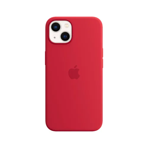 Apple iPhone 13 hoes van silicone met MagSafe - rood