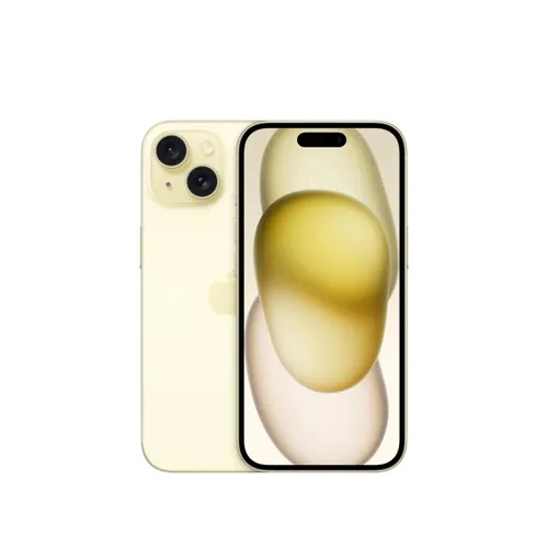 Apple iPhone 15 (256 GB) - geel
