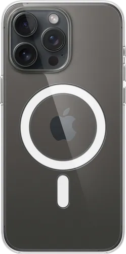 Apple iPhone 15 Pro Max Back Cover met MagSafe Transparant