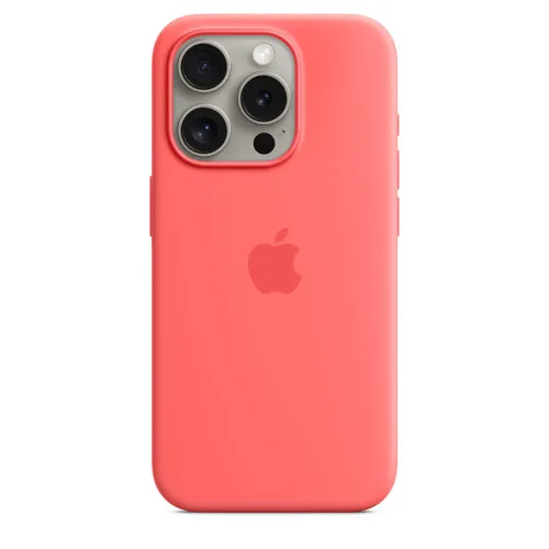 Apple Siliconen hoes met MagSafe voor iPhone 15 Pro