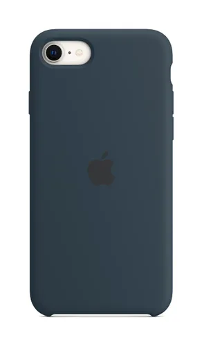 Apple Siliconenhoesje (voor iPhone SE) - Abyss-blauw