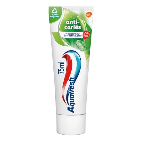 Aquafresh Anti Cariës Tandpasta - voor gezonde tanden en een frisse adem