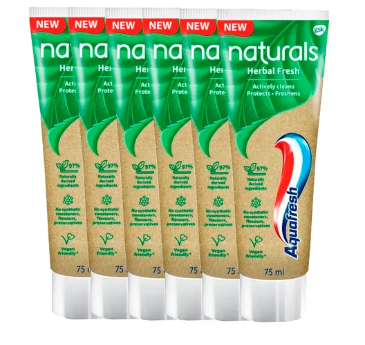Aquafresh Naturals Herbal Fresh Tandpasta Multiverpakking