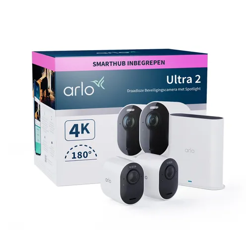 Arlo Ultra 2 draadloze WiFi-beveiligingscamera voor buiten