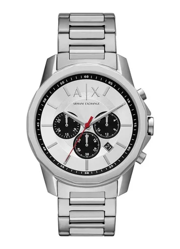 Armani Exchange Banks AX1742 Horloge - Staal - Zilverkleurig - Ø 44 mm