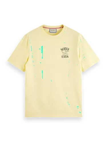 Artwork T-shirt - Maat XXL - Multicolor - Man - T-shirt - Scotch & Soda