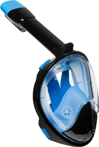 Atlantis Full Face Mask 2.0 - Snorkelmasker - Volwassenen - Zwart/Blauw - S/M