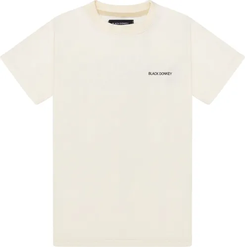 Aura T-Shirt | Cream/Black - XS