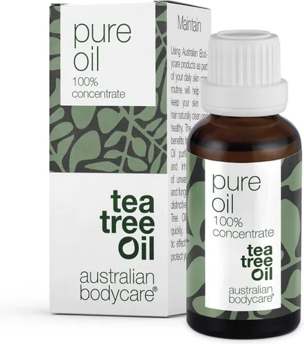 Australian Bodycare Pure Tea Tree Olie 30 ml - 100% puur natuurlijke Tea Tree Olie uit Australië tegen huidproblemen - Houdt de goede flora op de huid...