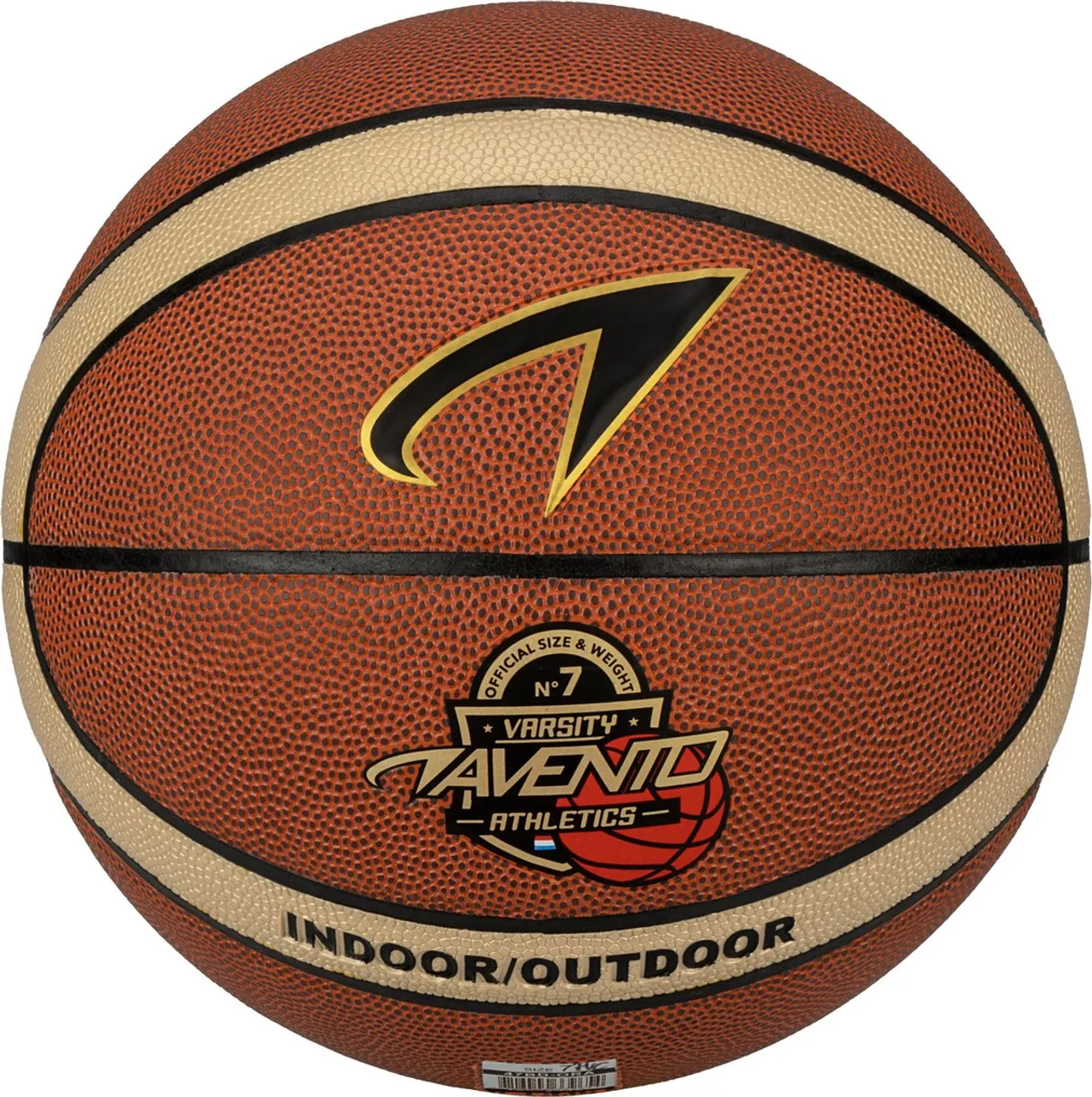 Avento Basketbal Maat 7 - Varsity Athletics - Oranje/zwart
