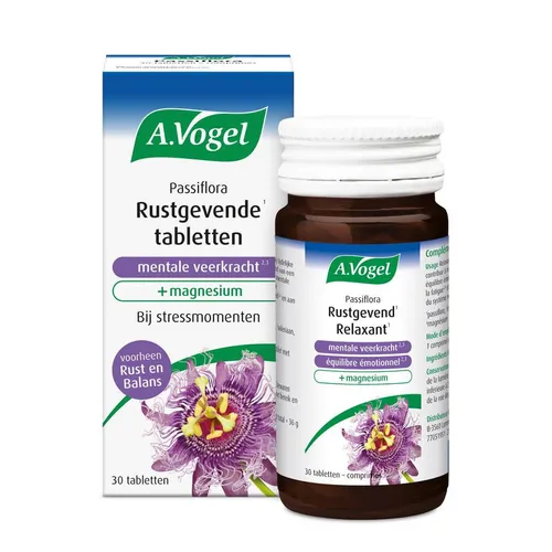 A.Vogel Passiflora Rustgevend en Mentale Veerkracht 30 Tabletten