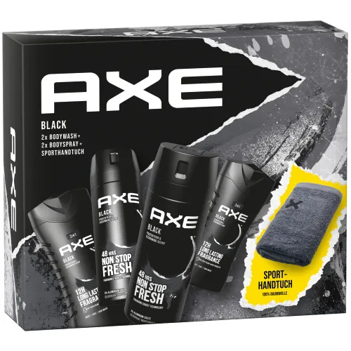 Axe Cadeauset "Black" met lichaamsspray
