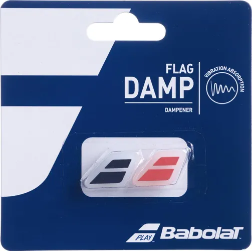 Babolat FLAG demper - zwart/fluo rood - 2stuks