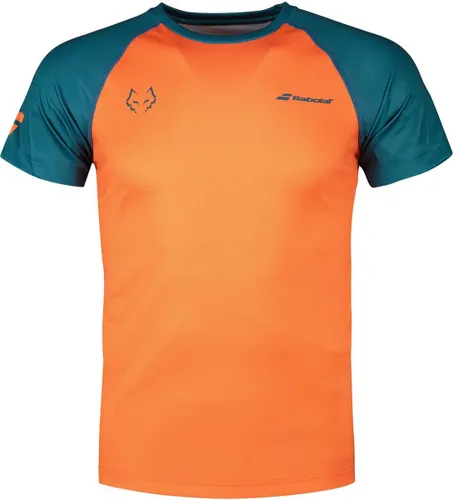 Babolat T-Shirt Juan Lebron Oranje/ Blauw Padel