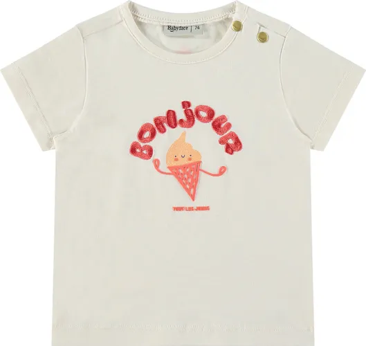 Babyface baby girls t-shirt short sleeve Meisjes T-shirt - ivory